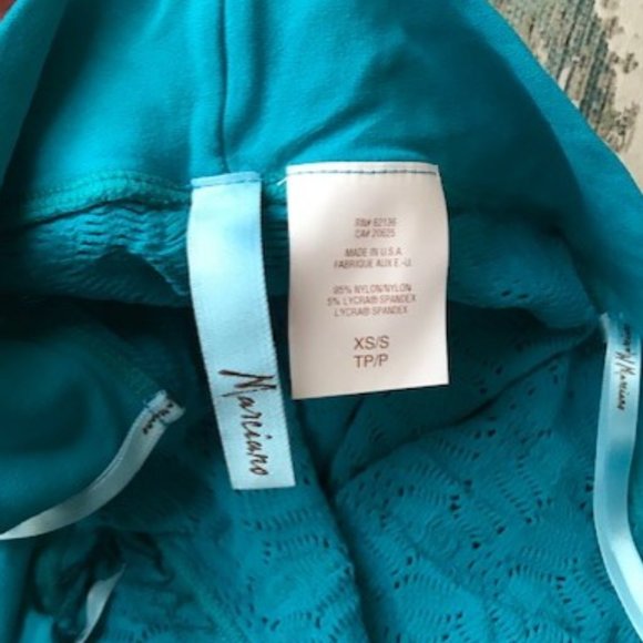 Marciano Blue Stretch Lace Top - Size XS/S Brand New, Never Worn - Picture 2 of 2